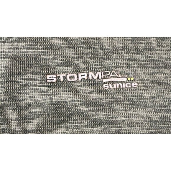 STORMPAC SUNICE Men's Long Sleeve Shirt Dark Green Size M 1/4 Zip Activewear - Picture 2 of 5